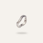 Aeris Ring, in polished stainless steel, waterproof, hypoallergenic, by VENTÙR