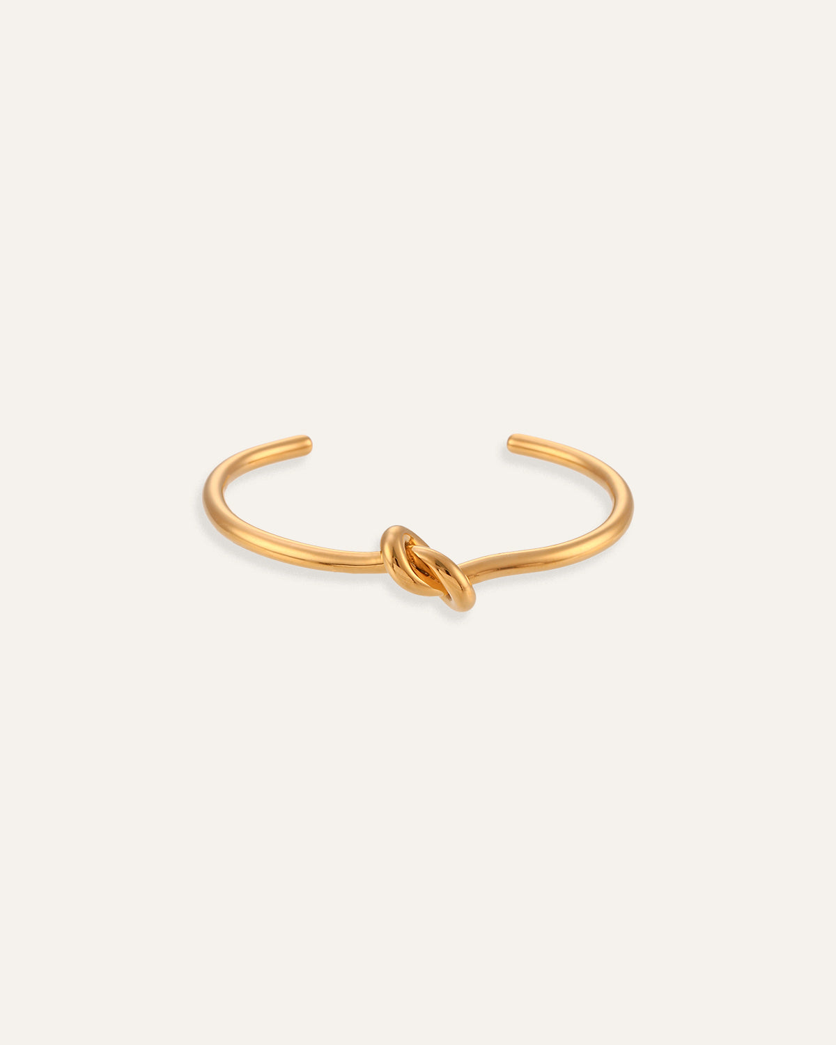 Saga Adjustable Bangle bracelet, in 18K gold-plated 316L stainless steel (gold), waterproof, hypoallergenic, by VENTÙR