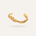 Luna Adjustable Bangle bracelet, in 18K gold-plated 316L stainless steel (gold), waterproof, hypoallergenic, by VENTÙR