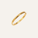 Elara Bangle bracelet, in 18K gold-plated 316L stainless steel (gold), waterproof, hypoallergenic, by VENTÙR