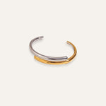 Valentina Adjustable Bangle bracelet, in 18K gold-plated 316L stainless steel (gold), waterproof, hypoallergenic, by VENTÙR