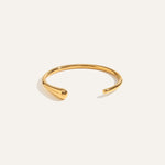 Solea Adjustable Bangle bracelet, in 18K gold-plated 316L stainless steel (gold), waterproof, hypoallergenic, by VENTÙR
