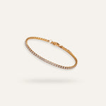 Clarisse Bracelet, in 18K gold-plated 316L stainless steel (gold), waterproof, hypoallergenic, by VENTÙR
