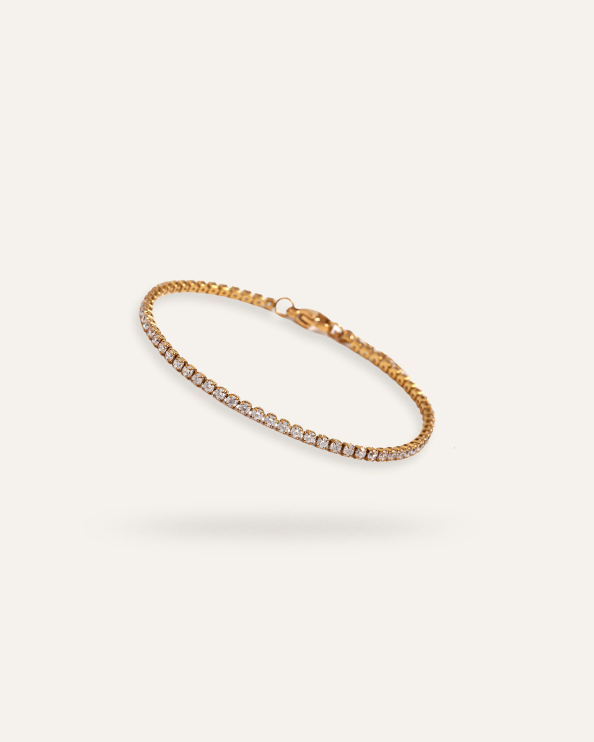 Clarisse Bracelet, in 18K gold-plated 316L stainless steel (gold), waterproof, hypoallergenic, by VENTÙR