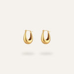 Seraphina Earrings, in 18K gold-plated 316L stainless steel (gold), waterproof, hypoallergenic, by VENTÙR