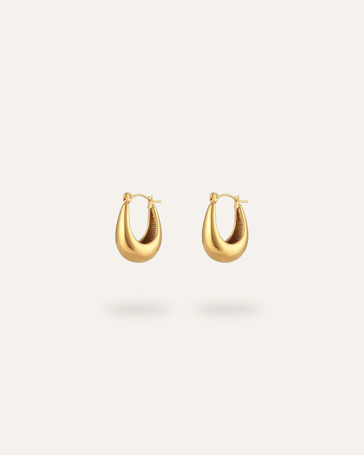 Seraphina Earrings, in 18K gold-plated 316L stainless steel (gold), waterproof, hypoallergenic, by VENTÙR