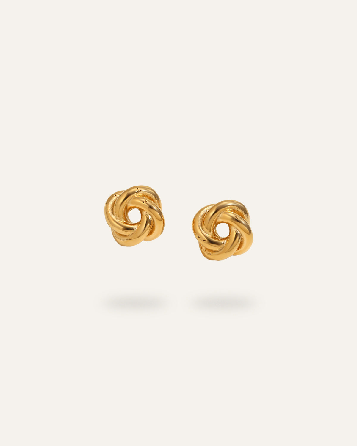 Saga Earrings, in 18K gold-plated 316L stainless steel (gold), waterproof, hypoallergenic, by VENTÙR