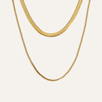 Juliette Necklace, in 18K gold-plated 316L stainless steel (gold), waterproof, hypoallergenic, by VENTÙR