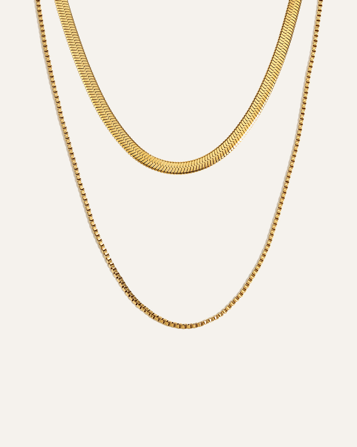 Juliette Necklace, in 18K gold-plated 316L stainless steel (gold), waterproof, hypoallergenic, by VENTÙR