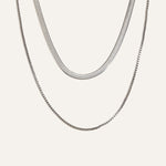 Juliette Necklace chain, in polished stainless steel, waterproof, hypoallergenic, by VENTÙR