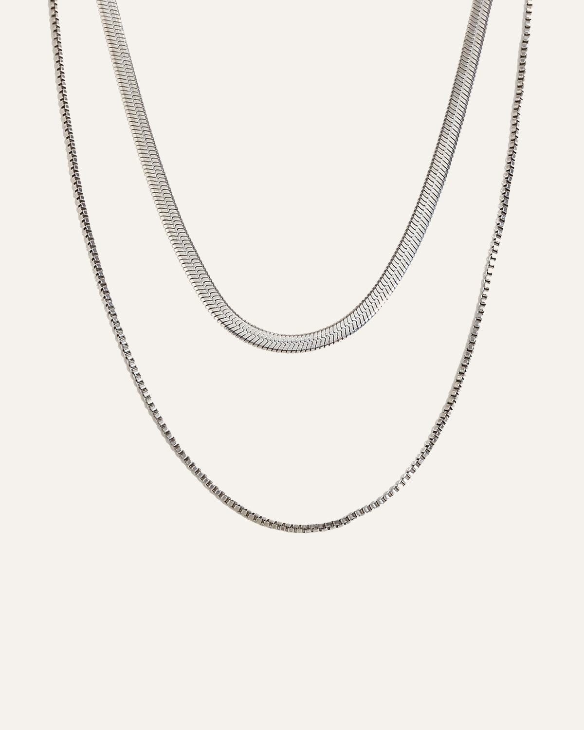 Juliette Necklace chain, in polished stainless steel, waterproof, hypoallergenic, by VENTÙR