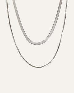 Juliette Necklace chain, in polished stainless steel, waterproof, hypoallergenic, by VENTÙR
