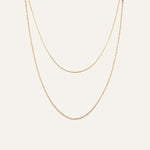 Sophia Necklace, in 18K gold-plated 316L stainless steel (gold), waterproof, hypoallergenic, by VENTÙR