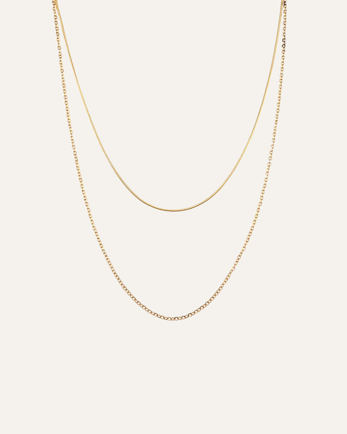 Sophia Necklace, in 18K gold-plated 316L stainless steel (gold), waterproof, hypoallergenic, by VENTÙR
