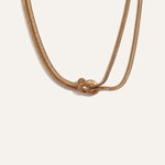Célaine Necklace, in 18K gold-plated 316L stainless steel (gold), waterproof, hypoallergenic, by VENTÙR
