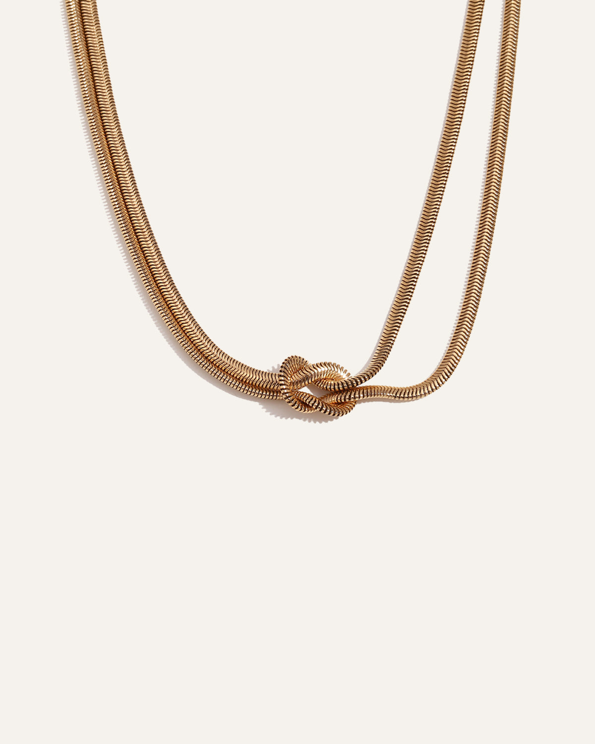 Célaine Necklace, in 18K gold-plated 316L stainless steel (gold), waterproof, hypoallergenic, by VENTÙR