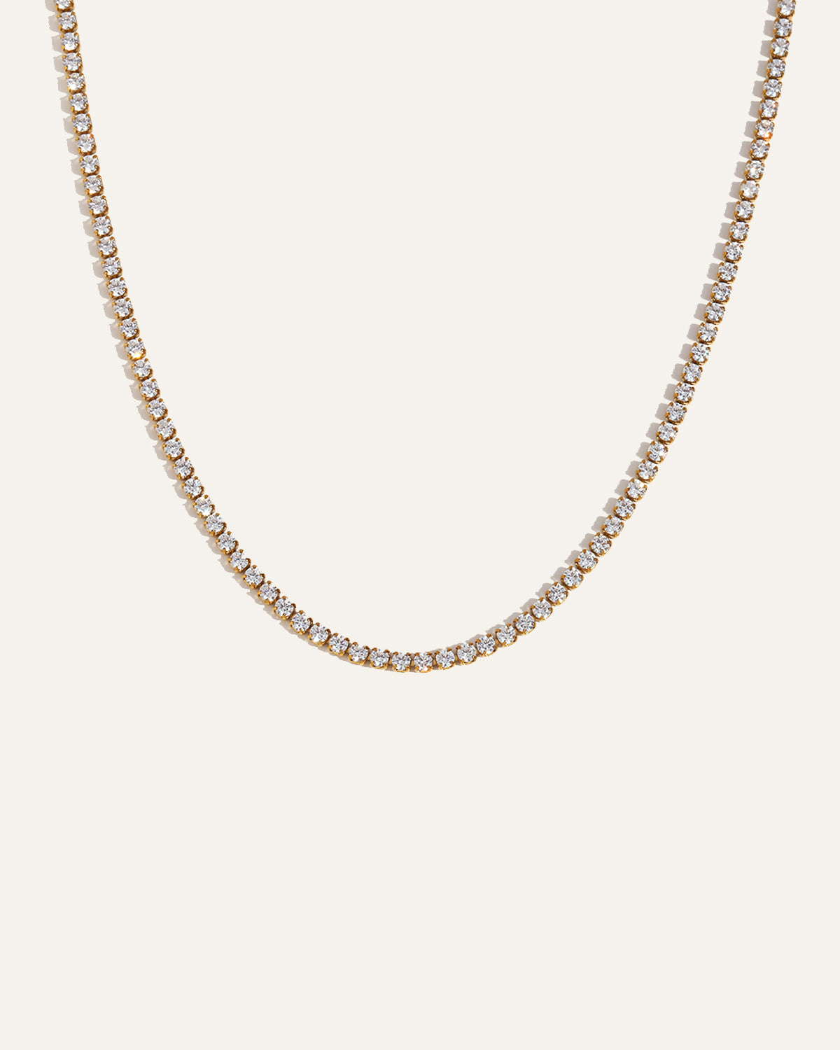 Clarisse Necklace, in 18K gold-plated 316L stainless steel (gold), waterproof, hypoallergenic, by VENTÙR