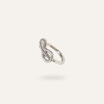 Celina RIng, in polished stainless steel, waterproof, hypoallergenic, by VENTÙR