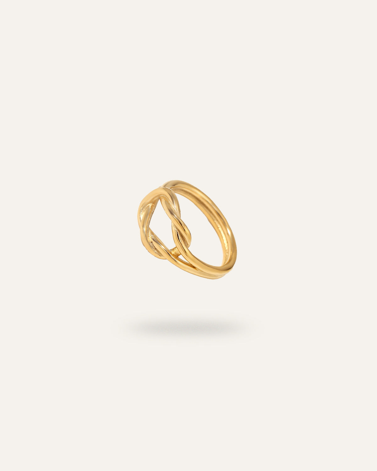 Aurielle Ring, in 18K gold-plated 316L stainless steel (gold), waterproof, hypoallergenic, by VENTÙR