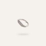 Linea Ring, in polished stainless steel, waterproof, hypoallergenic, by VENTÙR