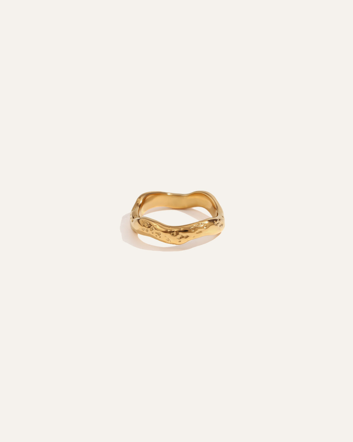 Aeris Ring, in 18K gold-plated 316L stainless steel (gold), waterproof, hypoallergenic, by VENTÙR