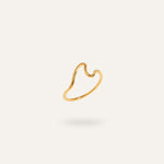 Nami Ring, in 18K gold-plated 316L stainless steel (gold), waterproof, hypoallergenic, by VENTÙR