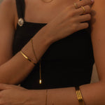 jewelry, in 18K gold-plated 316L stainless steel, waterproof, hypoallergenic, by VENTÙR