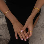 jewelry, in 18K gold-plated 316L stainless steel, waterproof, hypoallergenic, by VENTÙR